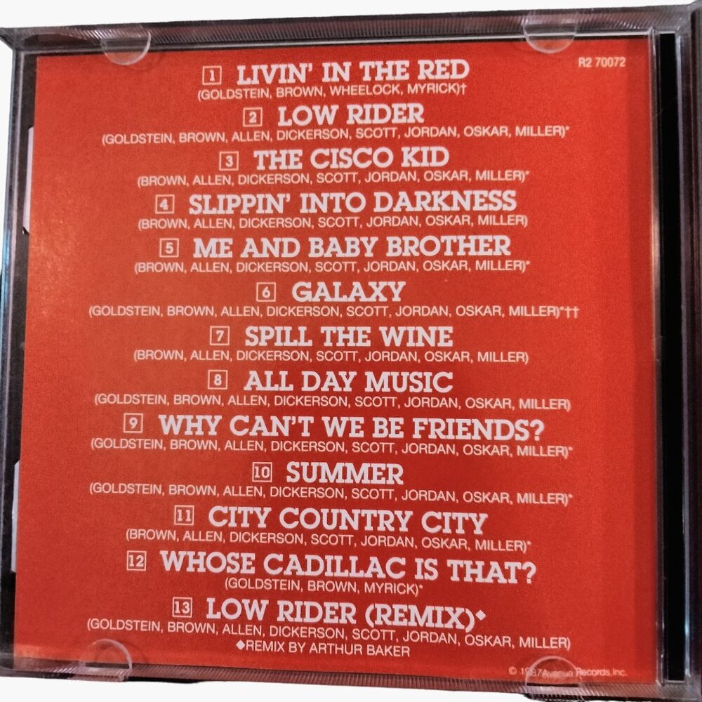 The Best of War and More Funk Soul 1987 CD - Picture 4 of 5
